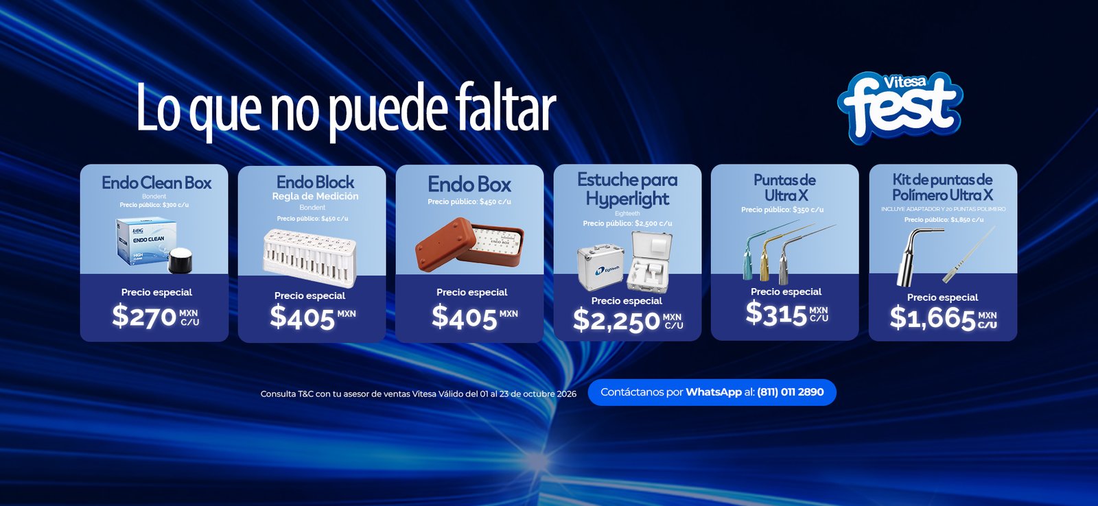 Lo que no puede faltar