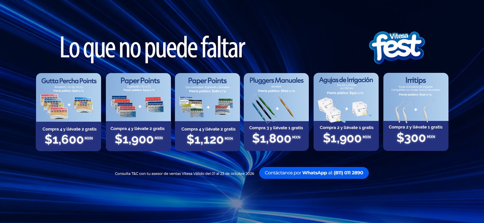 Lo que no puede faltar